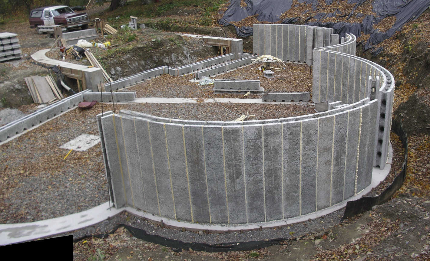 Basement Wall Progress, October 23th