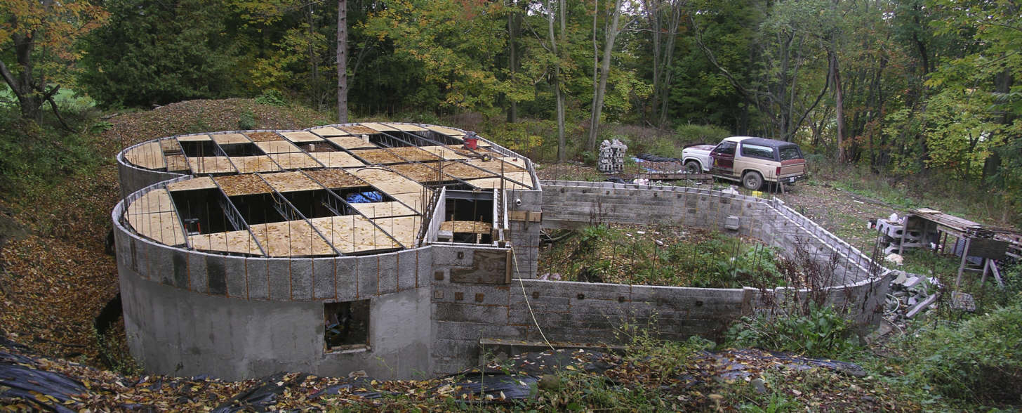 The Basement on Wall Pour Day, October 7th, 2007