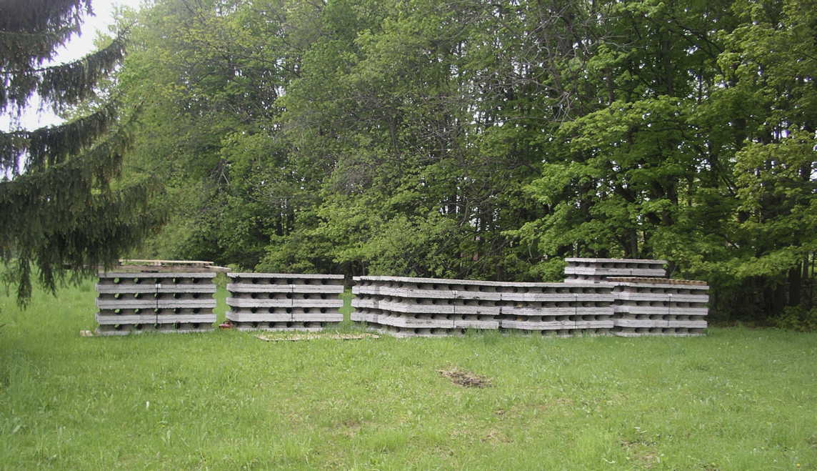Rastra Blocks in the Front Yard