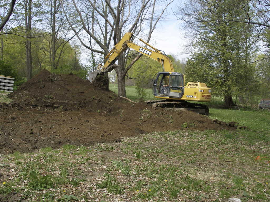Topsoil removal 1, May 9
