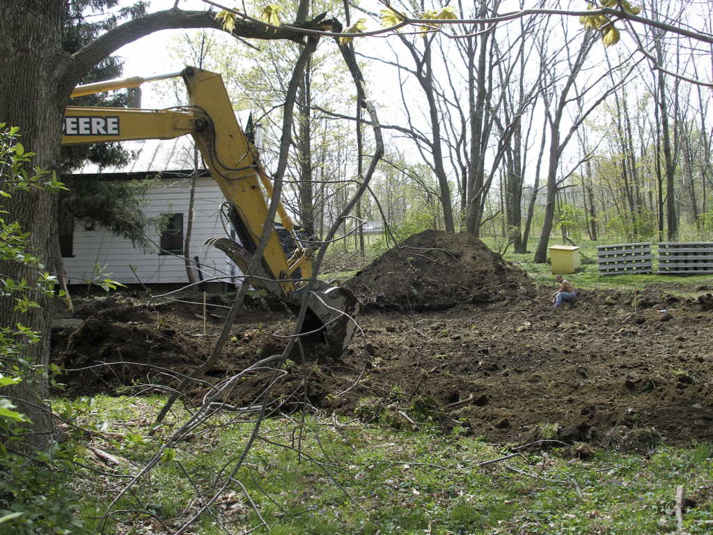 Topsoil removal 3, May 9