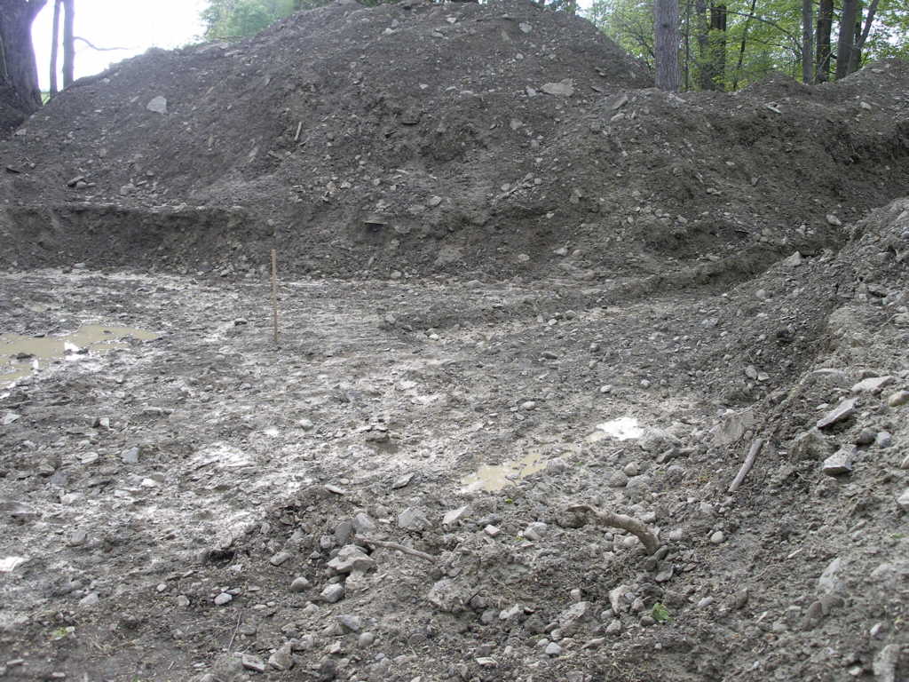 Stakes in NW side, May 13