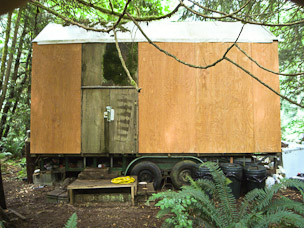 The back (door) side after the change