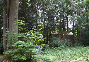The front window side, from a distance