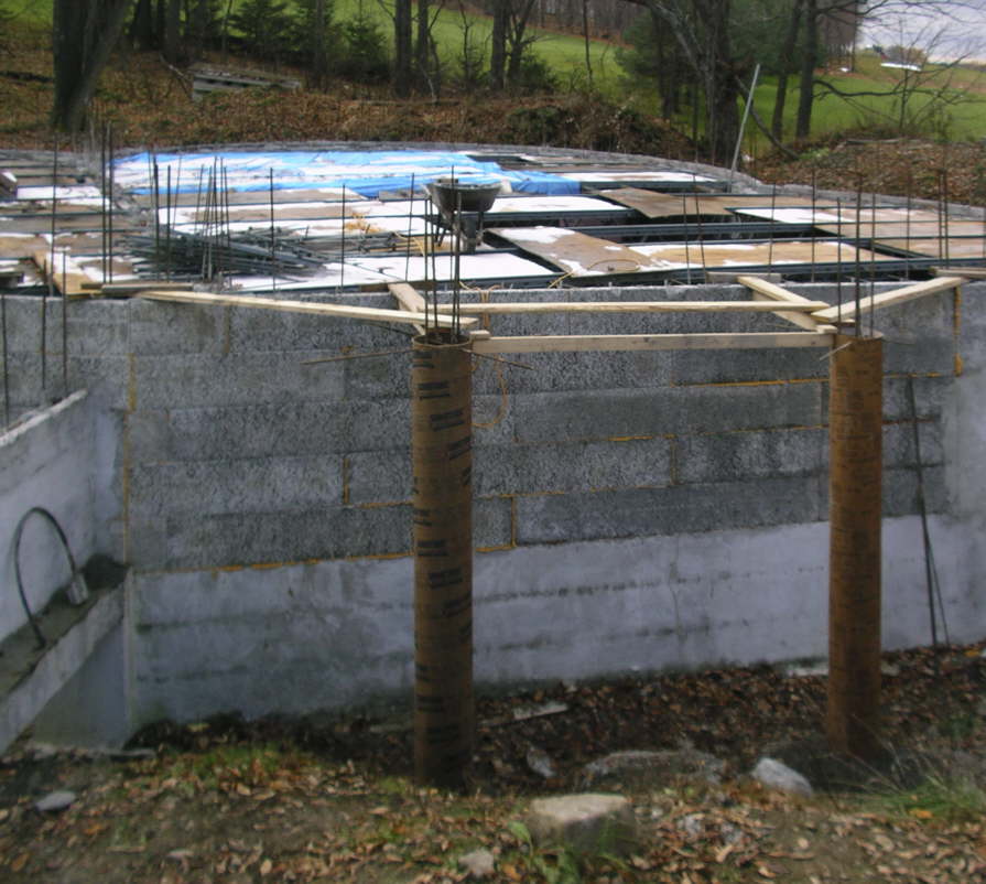 Column Forms 
before the Pour