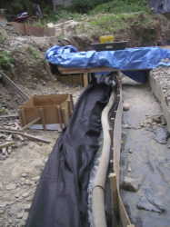 The hose finally back in place, Aug 9, 2006
