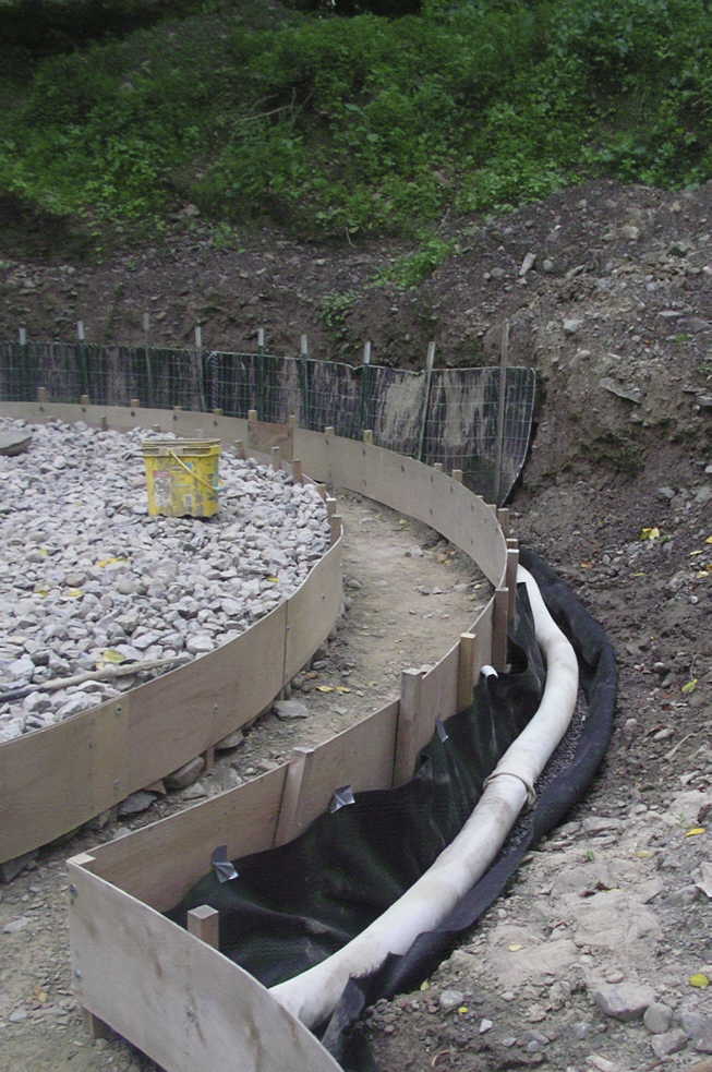 The hose finally back in place, Aug 9, 2006