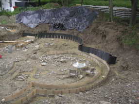 More fence progress, July 3, 2006