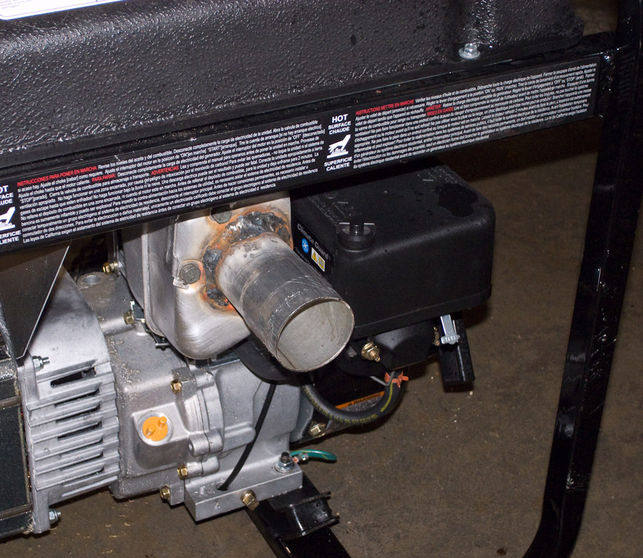 Generator Exhaust Project August 14th, 2008