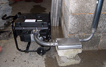 Generator Exhaust Project - August 14th, 2008