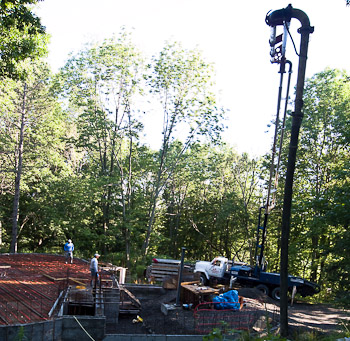 First Floor Pour - July 25th, 2008