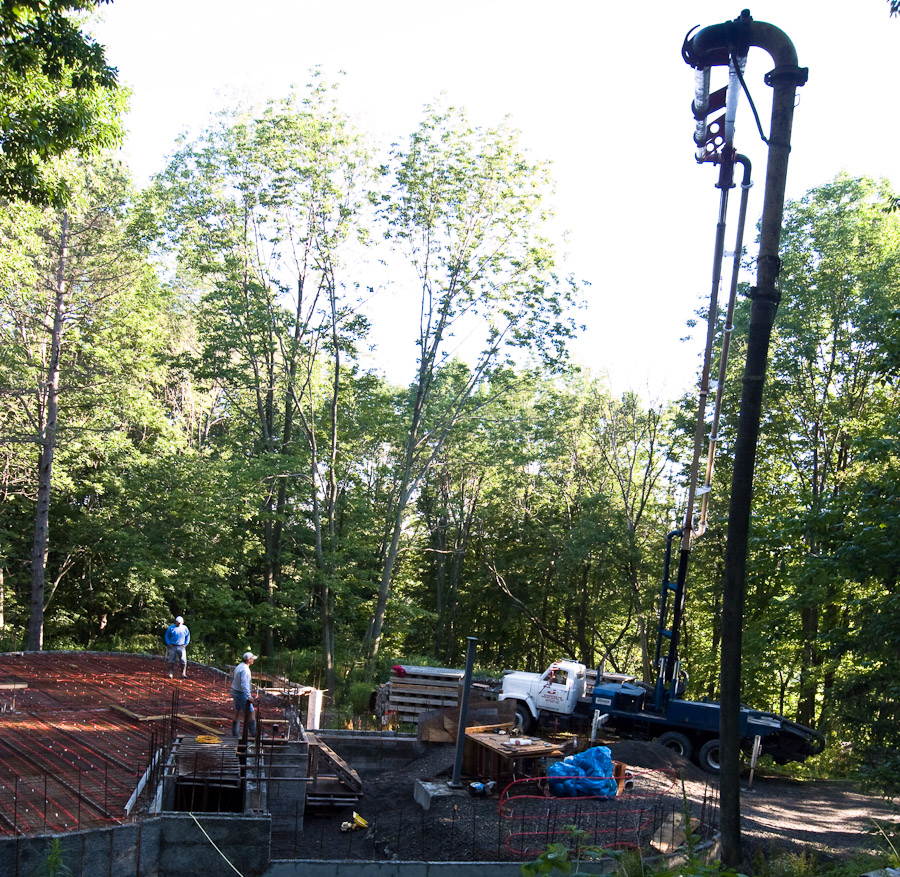 First Floor Pour - July 25th, 2008