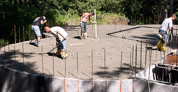 First Floor Pour - July 25th, 2008
