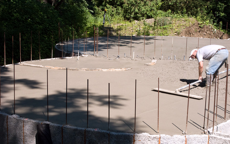 First Floor Pour - July 25th, 2008