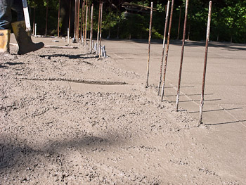 First Floor Pour - July 25th, 2008