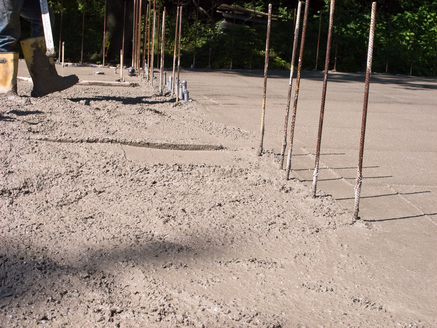 First Floor Pour - July 25th, 2008