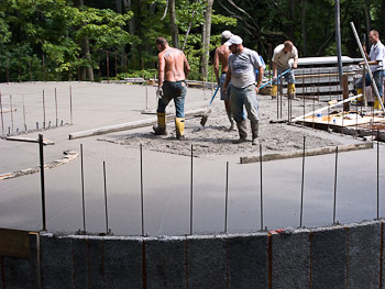 First Floor Pour - July 25th, 2008