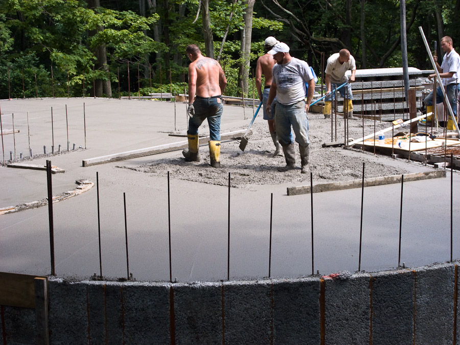 First Floor Pour - July 25th, 2008