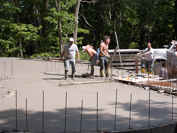 First Floor Pour - July 25th, 2008