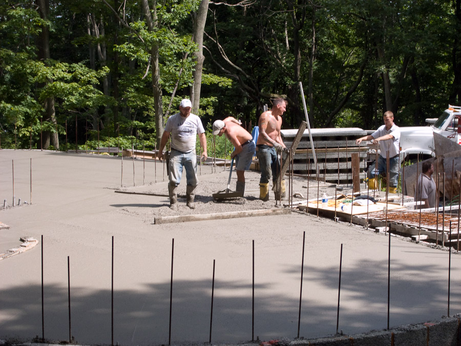 First Floor Pour - July 25th, 2008