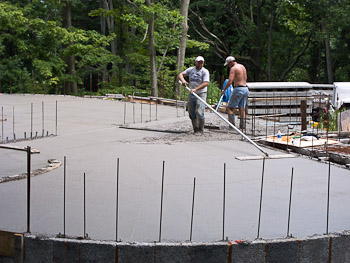First Floor Pour - July 25th, 2008