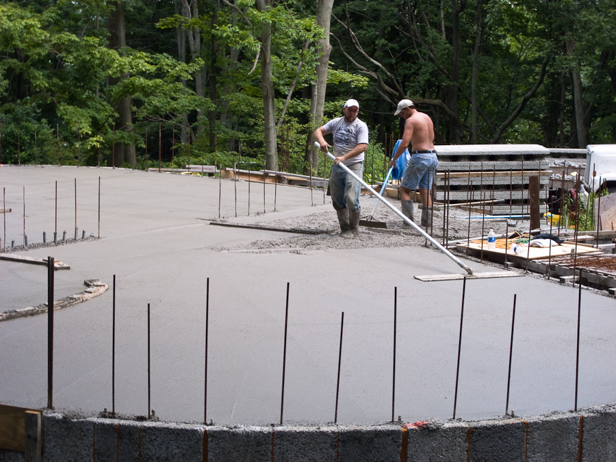 First Floor Pour - July 25th, 2008