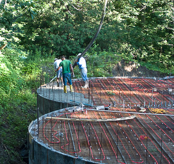 First Floor Pour - July 25th, 2008