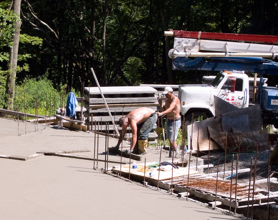 First Floor Pour - July 25th, 2008