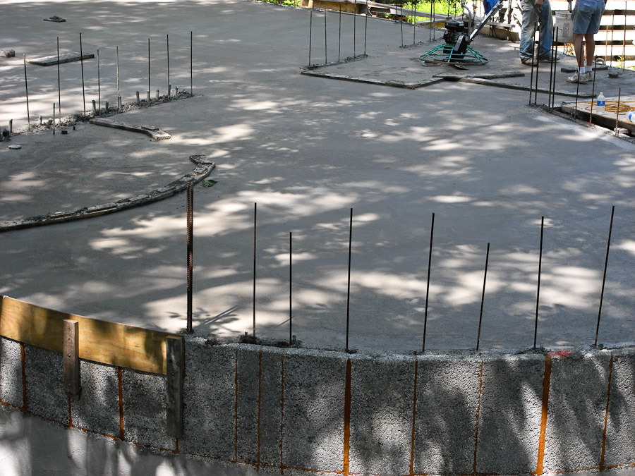 First Floor Pour - July 25th, 2008