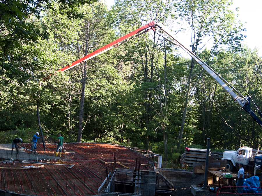 First Floor Pour - July 25th, 2008