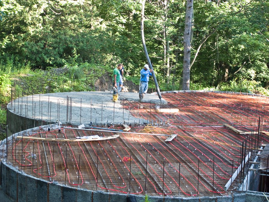 First Floor Pour - July 25th, 2008