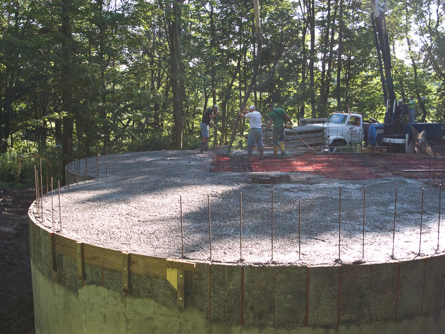 First Floor Pour - July 25th, 2008