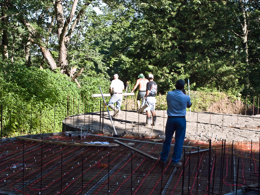 First Floor Pour - July 25th, 2008