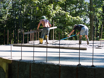 First Floor Pour - July 25th, 2008