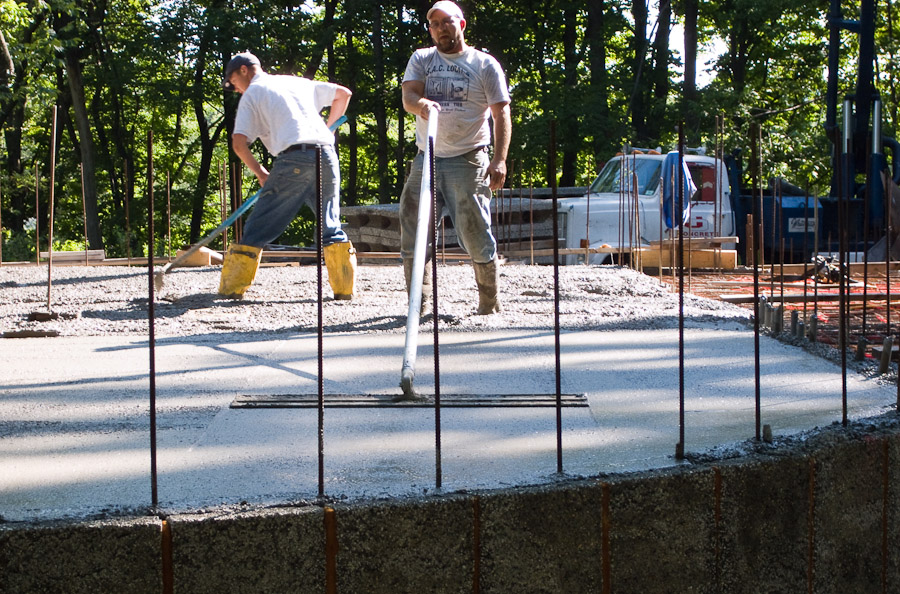First Floor Pour - July 25th, 2008
