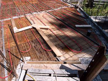 Preparing for the First Floor Pour - June 30th, 2008