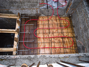 Preparation for the Garage Floor Pour August 11th, 2008