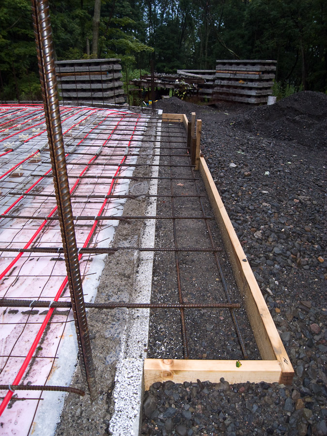 Preparation for the Garage Floor Pour August 11th, 2008